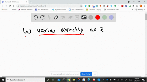write-a-variation-model-use-k-as-the-constant-of-variation-w-varies-directly-as-z