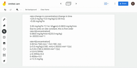 using-the-information-determined-in-problem-1472-calculate-what-the-initial-dose-of-the-drug-must-be