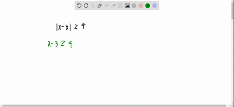 solve-and-graph-the-solution-set-on-a-number-line-x-3-geq-4-2