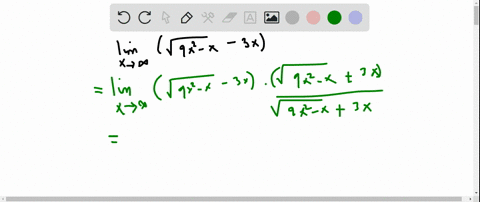 find-the-limits-lim-_x-rightarrow-inftyleftsqrt9-x2-x-3-xright