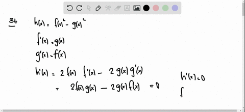 a-show-that-if-f-and-g-are-functions-for-which-fprimexgx-text-and-gprimexfx-for-all-x-then-f2x-g2x-i