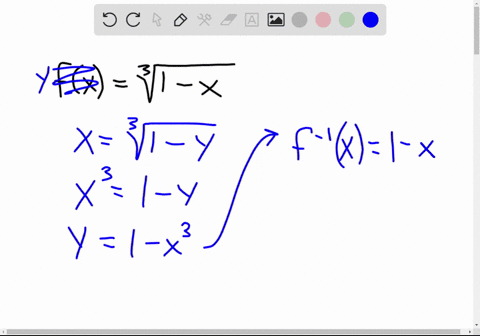 find-a-formula-for-f-1x-identify-the-domain-and-range-of-f-1-verify-that-f-and-f-1-are-inverses-fx-7