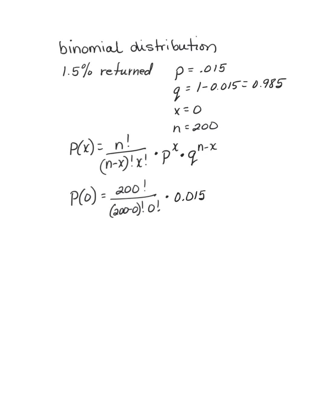 SOLVED Company Mailing Of A Company s Mailings 1 5 Are Returned 