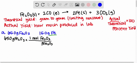 ironiii-oxide-reacts-with-carbon-monoxide-to-produce-iron-and-carbon-dioxide-mathrmfe_2-mathrmo_3s-2
