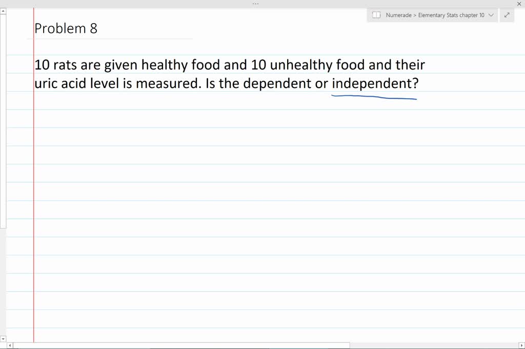 solved-an-experiment-is-designed-to-study-the-effect-diet-has-on-uric