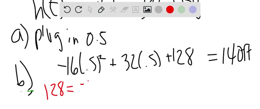 ⏩SOLVED:The height of a projectile launched upward at a speed of 32 ...