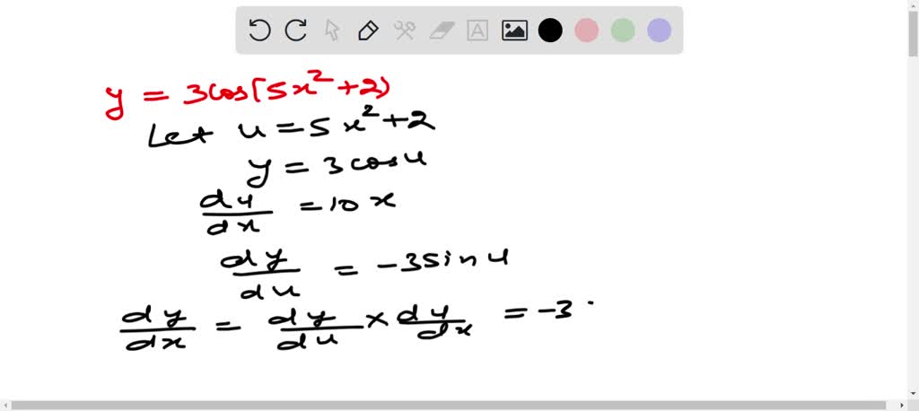 differentiate 5 x to the power 3 cos 2x