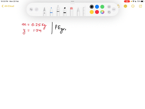what-is-the-gravitational-potential-energy-of-a-025-mathrmkg-ball-when-it-is-13-mathrmm-above-the-fl
