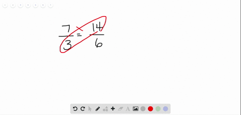 determine-whether-each-equation-is-a-true-proportion-frac73frac146