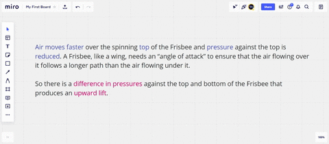 what-provides-the-lift-to-heep-a-frisbee-in-flight