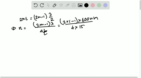 what-is-the-index-of-refraction-of-a-clear-material-if-a-minimum-of-150-mathrmnm-thickness-of-it-whe