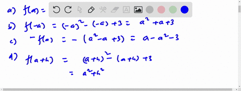 if-a-and-h-are-real-numbers-find-a-fa-b-f-a-c-fa-d-fah-e-fafh-f-fracfah-fah-if-h-neq-0-fxx2-x3