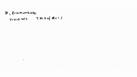 consider-a-simple-pendulum-with-l12-mathrmm-and-m20-mathrmkg-suppose-the-mass-is-initially-at-rest-a