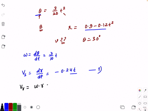 the-angular-displacement-of-the-rod-is-defined-as-thetafrac320-t2-where-theta-is-in-radian-and-t-is-