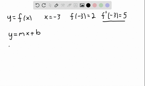 find-an-equation-of-the-tangent-line-to-the-graph-of-yfx-at-x-3-if-f-32-and-fprime-35