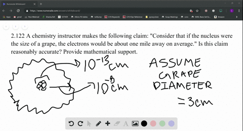 a-chemistry-instructor-makes-the-following-claim-consider-that-if-the-nucleus-were-the-size-of-a-gra