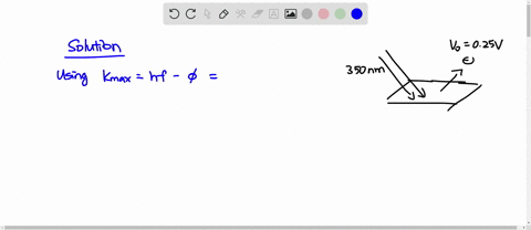 ultraviolet-light-of-wavelength-350-mathrmnm-is-incident-on-a-material-with-a-stopping-potential-of-