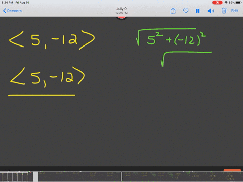 find-the-vector-in-the-direction-of-langle-5-12rangle-with-length-3