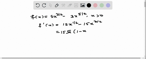 find-the-interval-of-the-monotonicity-of-the-function-fx5-x3-2-3-x5-2-x0
