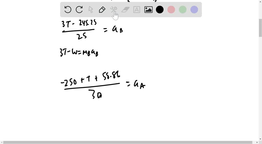 ⏩SOLVED:The system shown is at rest when a constant 250-N force is ...