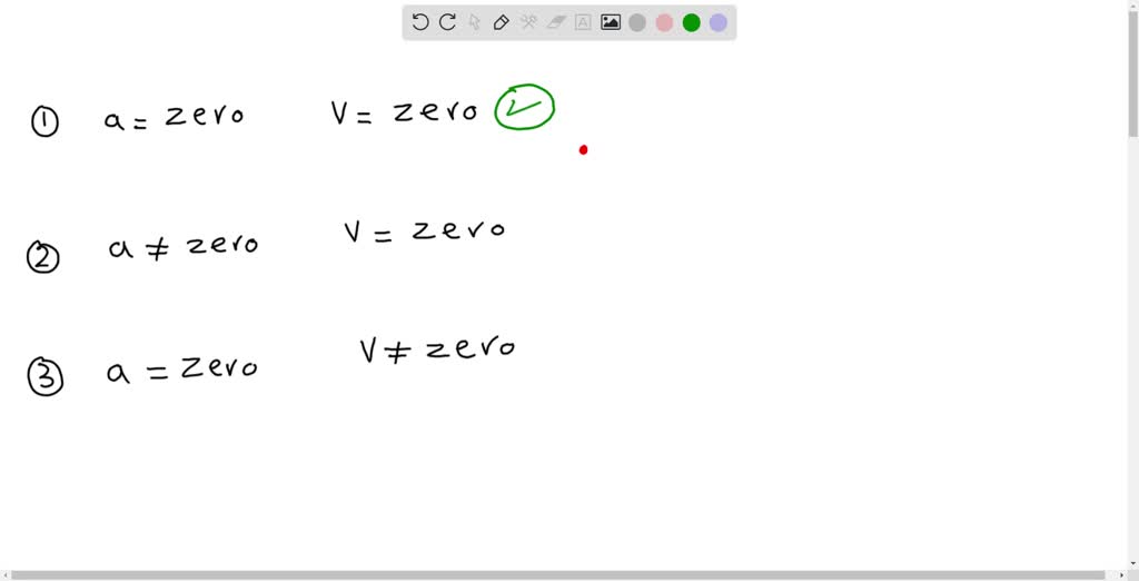Which Of These Statements About Acceleration Is True Which of these statement(s) is (are) true? 1. An object can have zero