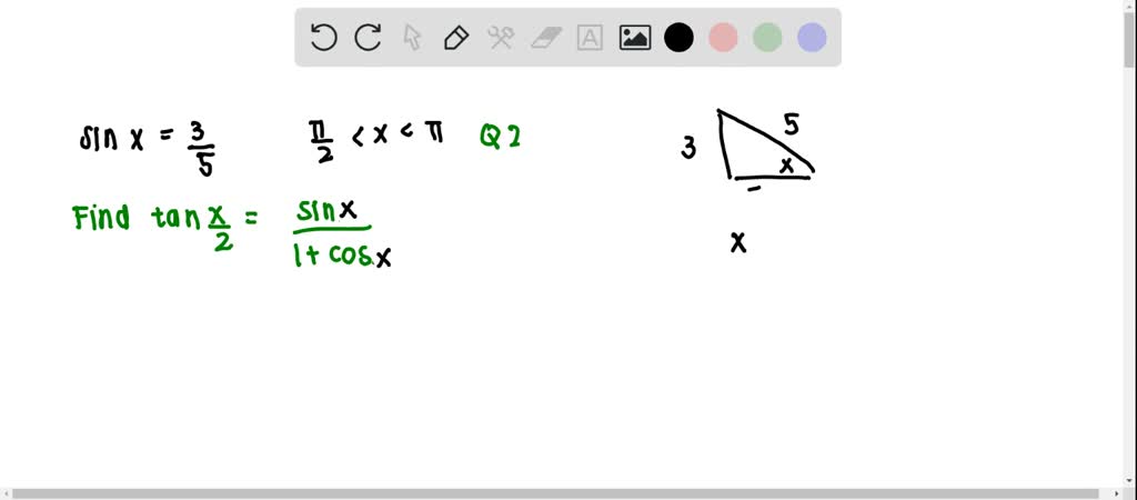 SOLVED:Use a half-number identity to find an expression for the exact ...