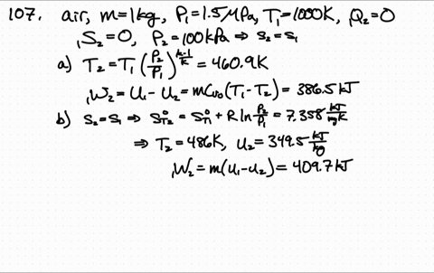 a-mass-of-1-mathrmkg-of-air-contained-in-a-cylinder-at-15-mpa-and-1000-mathrmk-expands-in-a-reversib