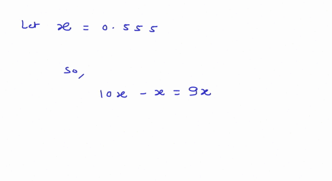 the-recurring-decimal-0555-is-equal-to-the-rational-number-a-frac95-b-frac555-c-frac59-d-frac811