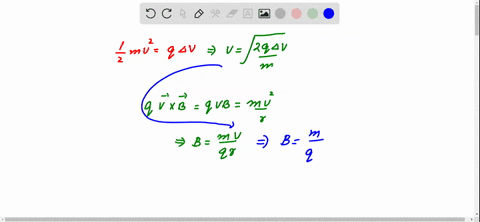 a-singly-charged-ion-of-mass-m-is-accelerated-from-rest-by-a-potential-difference-delta-v-it-is-th-2