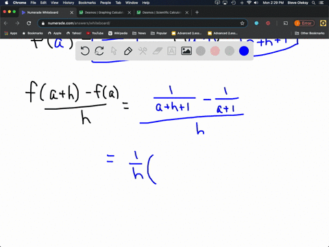 difference-quotient-find-fa-fah-and-the-difference-quotient-fracfah-fah-where-h-neq-0-fxfrac1x1