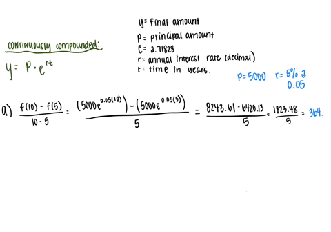 the-function-given-by-yfx-shows-the-value-of-5000-invested-at-5-interest-compounded-continuously-x-y