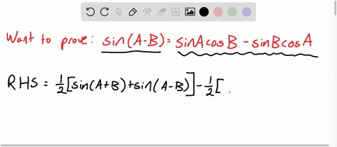 Question Video: Proving the Addition Formula for Sine from its