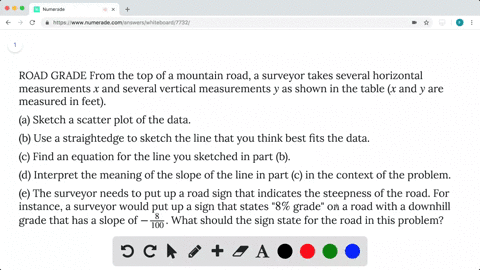 road-grade-from-the-top-of-a-mountain-road-a-surveyor-takes-several-horizontal-measurements-x-and-se