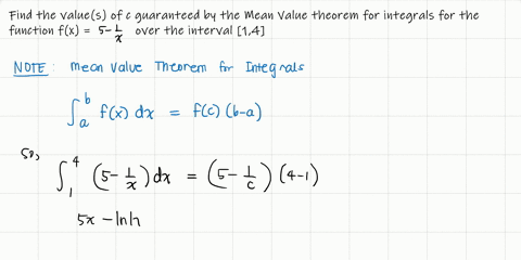 find-the-values-of-c-guaranteed-by-the-mean-value-theorem-for-integrals-for-the-function-over-the-15