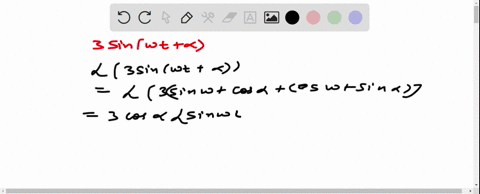 find the laplace transform of sin omega t