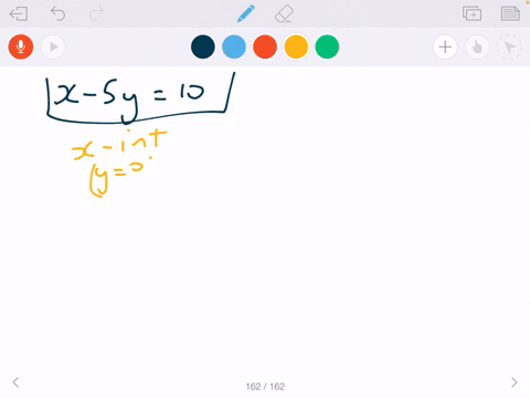 determine-the-x-and-y-intercepts-if-they-exist-x-5-y10