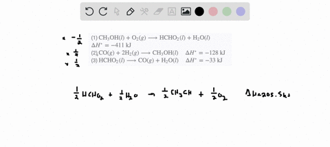 consider-the-following-thermochemical-equations-1-mathrmch_3-mathrmohlmathrmo_2g-longrightarrow-math
