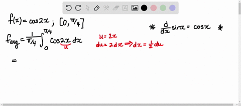 find-the-average-value-f_text-ave-of-the-given-function-on-the-indicated-interval-fxcos-2-x-quad0-pi