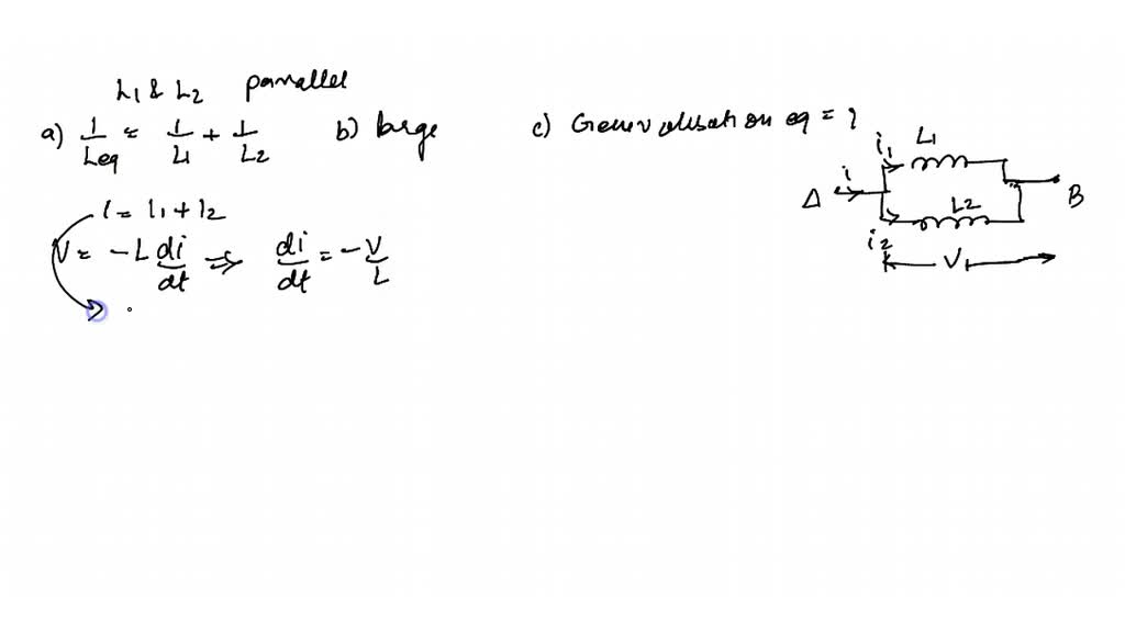 SOLVEDTwo inductors L1 and L2 are connected in parallel and separated