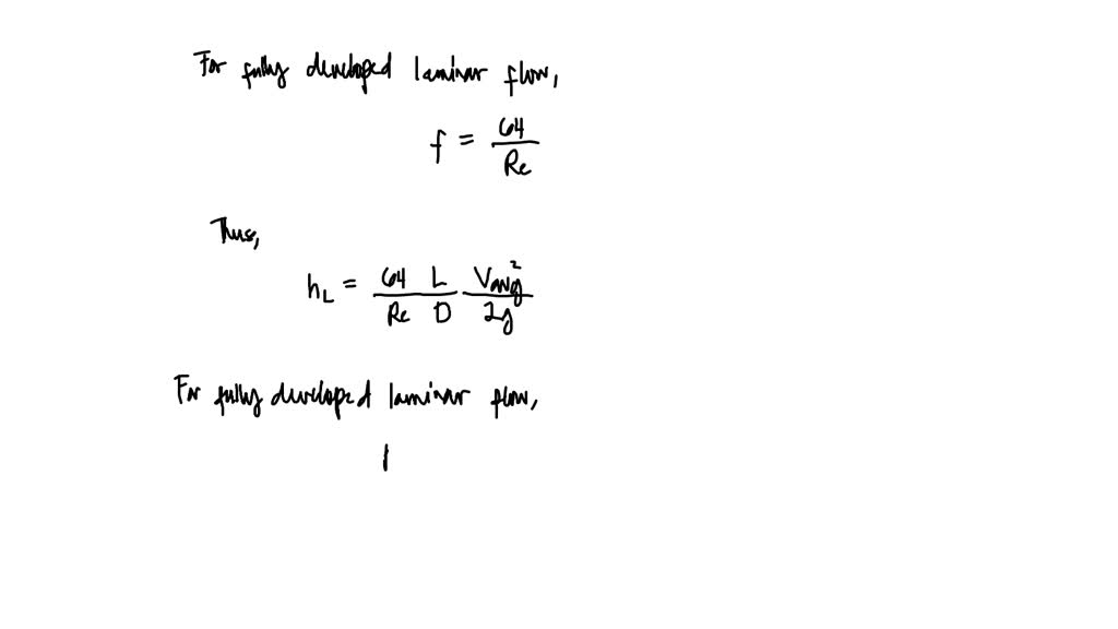 Consider fully developed laminar flow in a circular pipe. If the ...