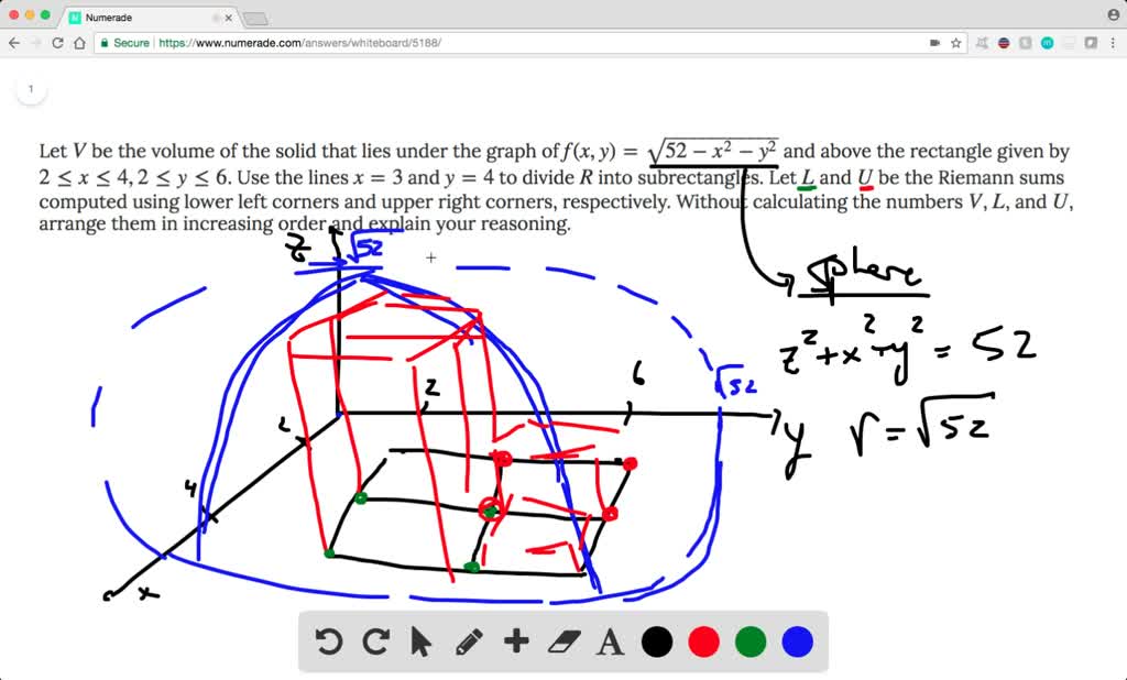 Solved Let V Be The Volume Of The Solid That Lies