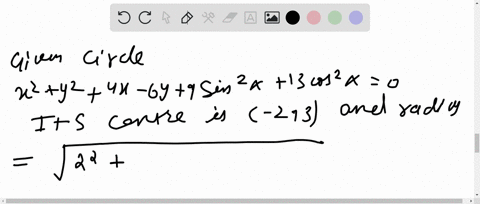 the-angle-between-a-pair-of-tangents-drawn-from-a-point-p-to-the-circle-x2y24-x-6-y9-sin-2-alpha13-c