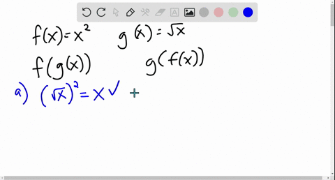 let-fxx2-x1-and-gxsqrtx-a-show-that-fgxx-x1-and-gfxx-x1-b-show-that-f-and-g-are-not-inverses-by-show