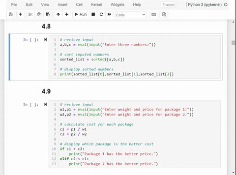 SOLVED: (Arithmetic, Smallest and Largest) Write a program that inputs ...
