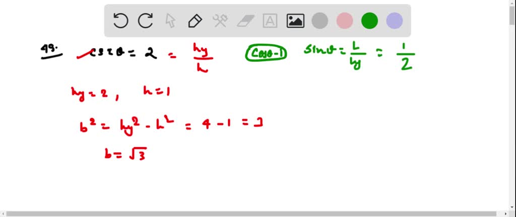 Solved:find The Remaining Trigonometric Ratios Of θbased On The Given 