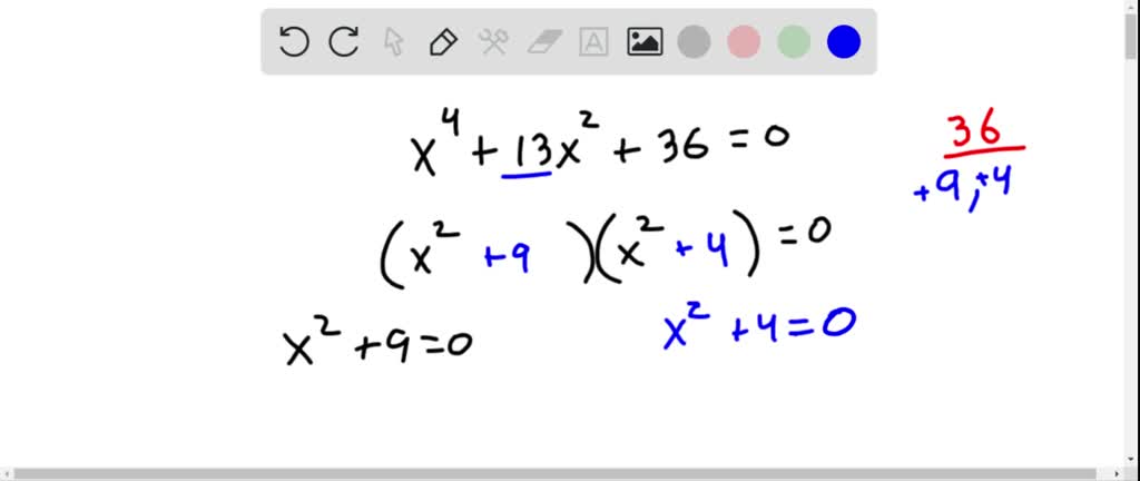 solving complex 4 equation systems