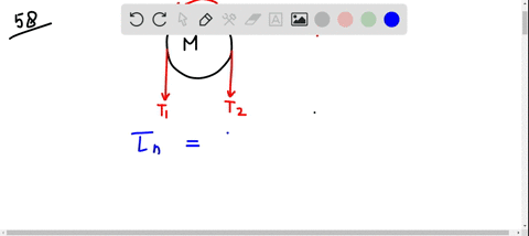 a-cable-passes-over-a-pulley-because-of-friction-the-force-in-the-cable-is-not-the-same-on-opposite-