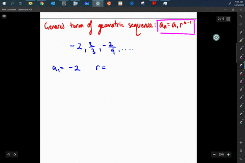 find-a-general-term-for-each-geometric-sequence-2-frac23-frac29-ldots