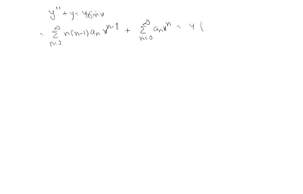 SOLVED:(a) Use a Maclaurin series to find the solution of each ...