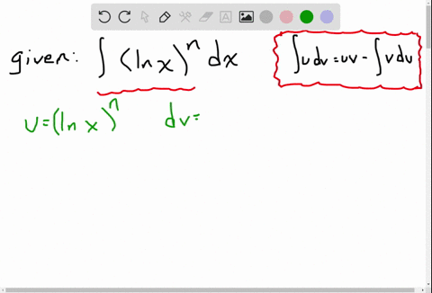 verify-that-for-any-positive-integer-n-intln-xn-d-xxln-xn-n-intln-xn-1-d-x